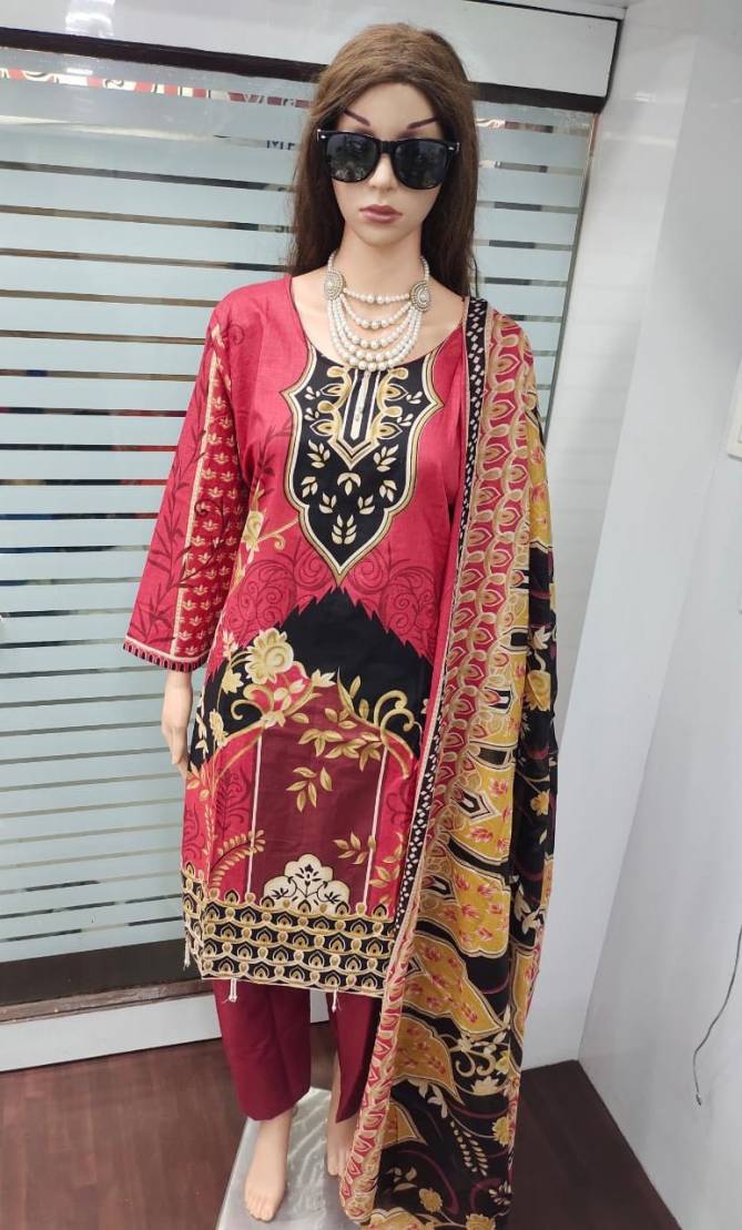 Fariyas Iris Karachi Cotton Casual Wear Printed Ready Made Dress Collection